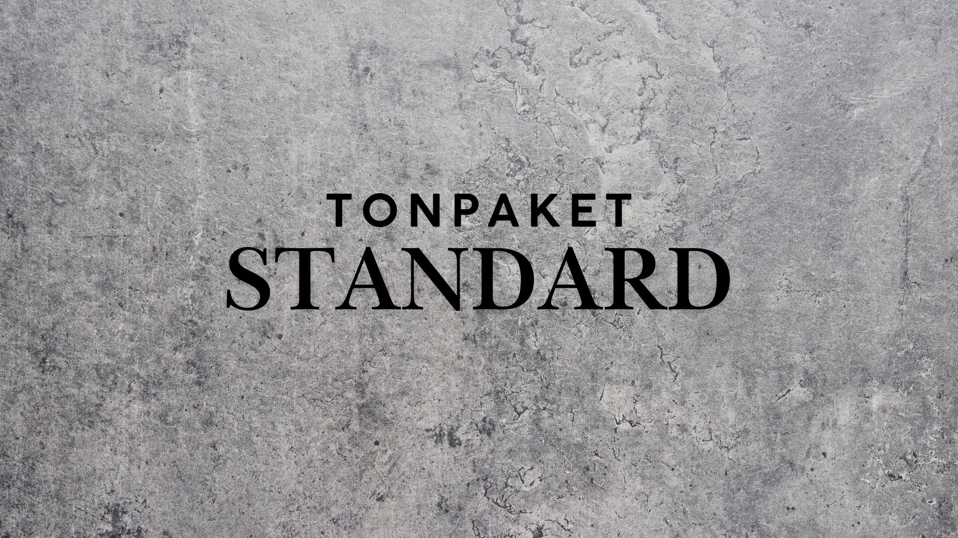 Tonpaket Standard